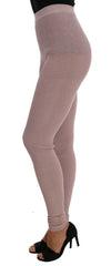 Dolce & Gabbana Pink Stretch Waist Tights Stockings - - Dolce & Gabbana.