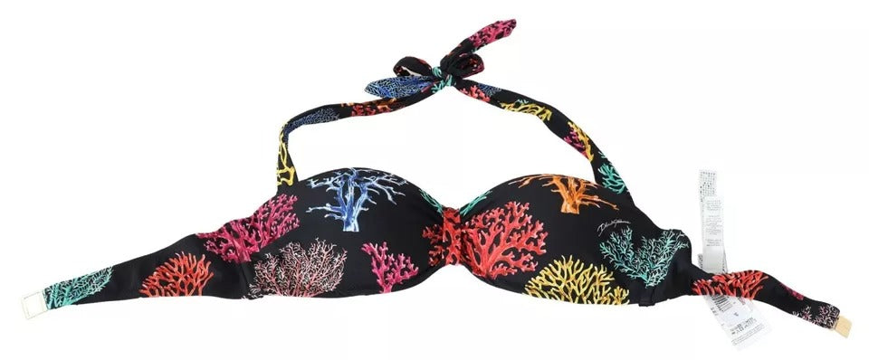 Dolce & Gabbana Black Corals Print Swimsuit Beachwear Bikini Top -   -  Dolce & Gabbana. Dolce & Gabbana Black Corals Print Swimsuit Beachwear Bikini Top -   -  Dolce & Gabbana.