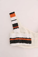 Dolce & Gabbana Multicolor Sequined Stretch Bustier Top - - Dolce & Gabbana.