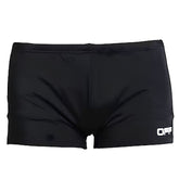 Off-White Black Nylon Men's Swim Trunk -   -  Off-White.