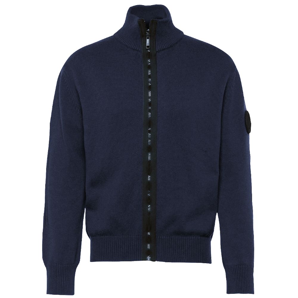 La Martina Blue Cotton Sweater -   -  La Martina.