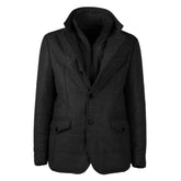 Made in Italy Elegant Wool-Cashmere Men's Coat -   -  Made in Italy.