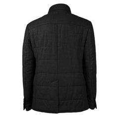 Made in Italy Elegant Wool-Cashmere Men's Coat -   -  Made in Italy.