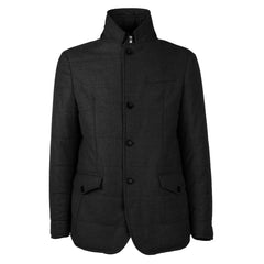Made in Italy Elegant Wool-Cashmere Men's Coat -   -  Made in Italy.