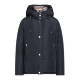 Elegant Blue Aquascutum Jacket with Removable Hood -   -  Aquascutum.