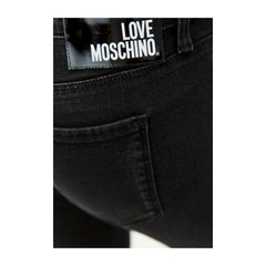 Love Moschino Black Cotton Women Jeans -   -  Love Moschino.