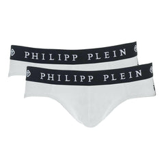 Philipp Plein White Cotton Men Boxer Short -   -  Philipp Plein.
