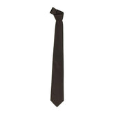 Emilio Romanelli Silk Point Pin Tie in Luxurious Brown -  Neckties, Men -  Emilio Romanelli.