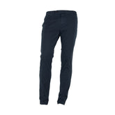Made in Italy Elegant Blue Summer Trousers -   -  Made in Italy.