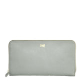 Cavalli Class Gray Calfskin Women Wallet -   -  Cavalli Class.