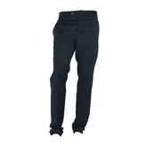 Made in Italy Elegant Black Italian Designer Trousers -   -  Made in Italy.