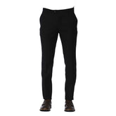 Trussardi Black Wool Men's Trouser -   -  Trussardi.