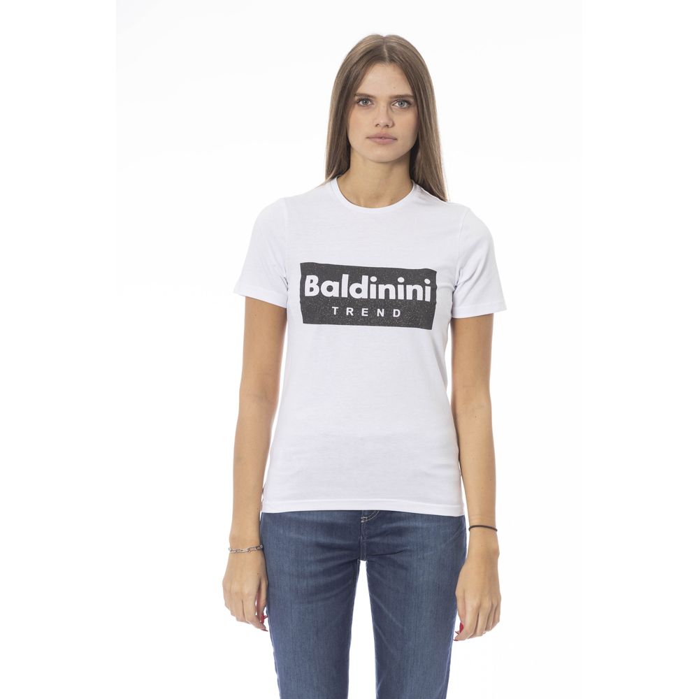 Baldinini Trend White Cotton Women Top -   -  Baldinini Trend.