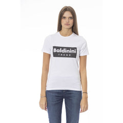 Baldinini Trend White Cotton Women Top -   -  Baldinini Trend.