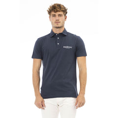 Baldinini Trend Blue Cotton Men Polo Shirt -   -  Baldinini Trend.