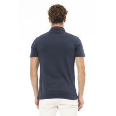 Baldinini Trend Blue Cotton Men Polo Shirt -   -  Baldinini Trend.
