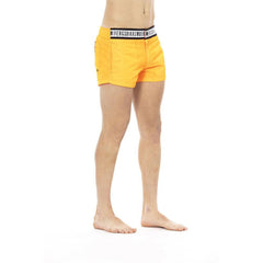 Bikkembergs Orange Polyamide Men Swim Short -   -  Bikkembergs.