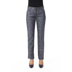 BYBLOS Black Viscose Women Pants -   -  BYBLOS.