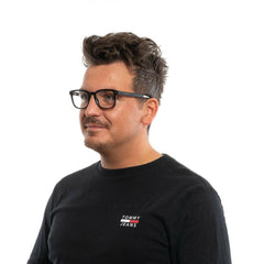 Ermenegildo Zegna Black Men Glasses Frame - - Ermenegildo Zegna.