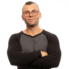 Lozza Red Men Glasses Frame - - Lozza.