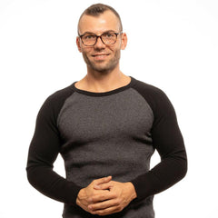 Lozza Brown Men Glasses Frame - - Lozza.