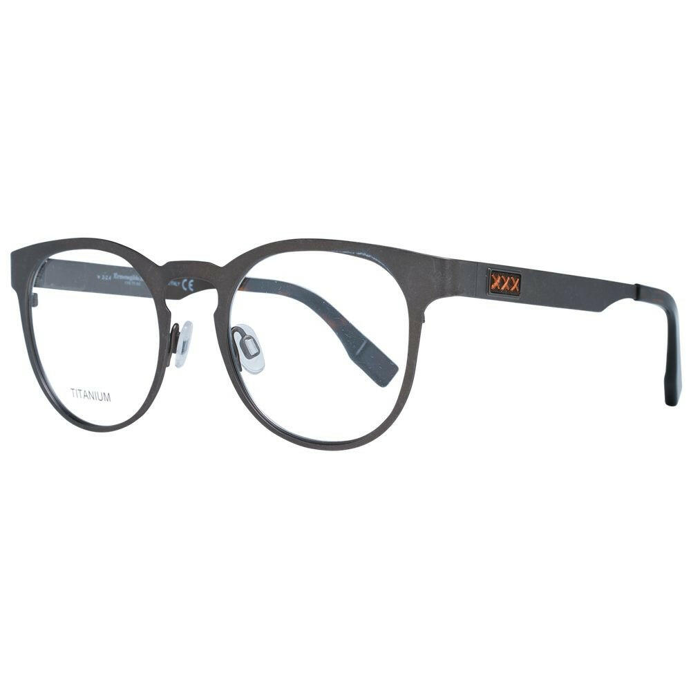 Ermenegildo Zegna Gray Men Glasses Frame - - Ermenegildo Zegna.
