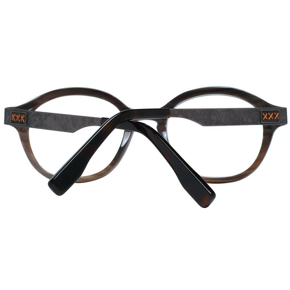 Ermenegildo Zegna Brown Men Glasses Frame -   -  Ermenegildo Zegna. Ermenegildo Zegna Brown Men Glasses Frame -   -  Ermenegildo Zegna.