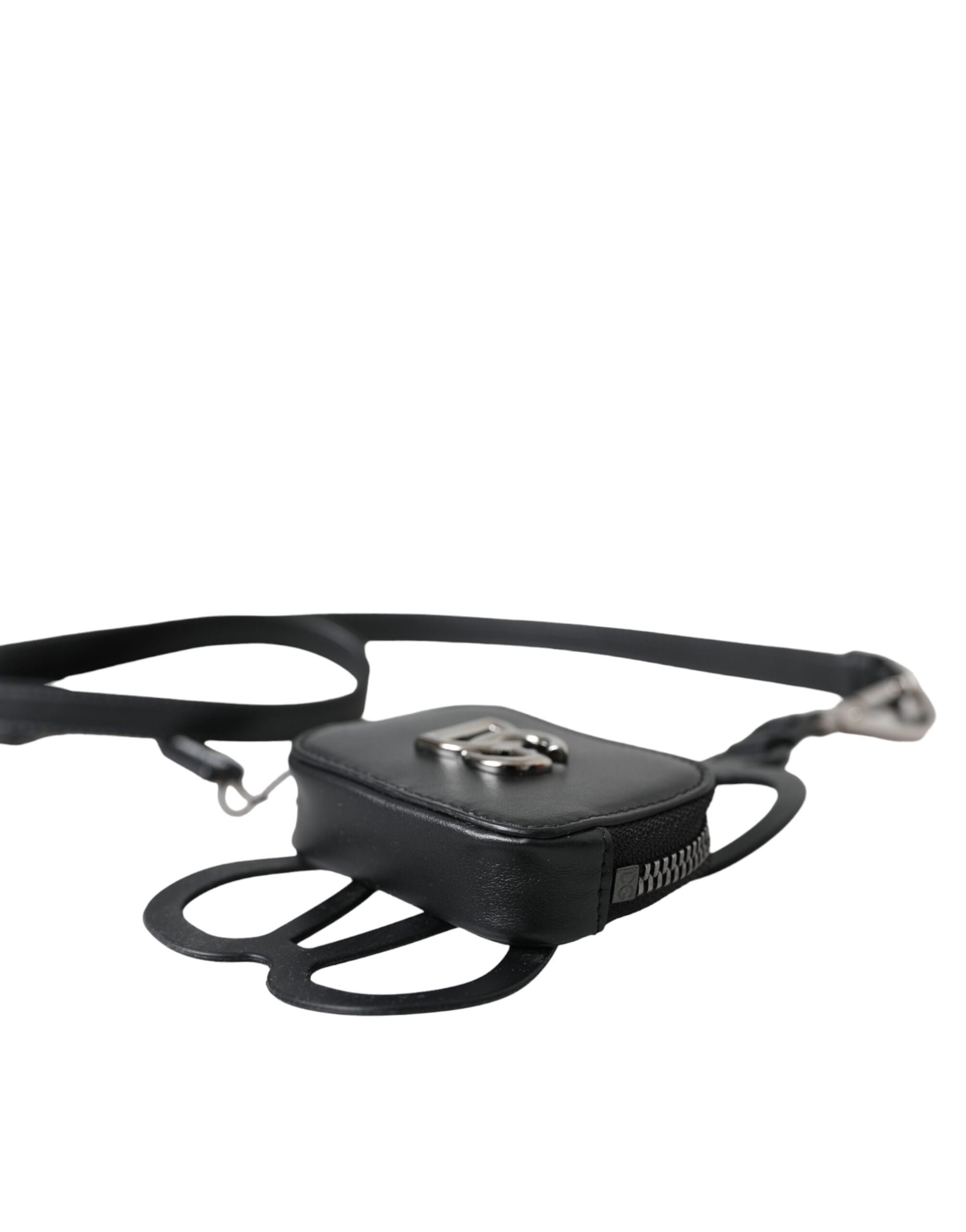 Dolce & Gabbana Black Calfskin Leather DG Logo Coin Purse Lanyard Wallet -   -  Dolce & Gabbana. Dolce & Gabbana Black Calfskin Leather DG Logo Coin Purse Lanyard Wallet -   -  Dolce & Gabbana.