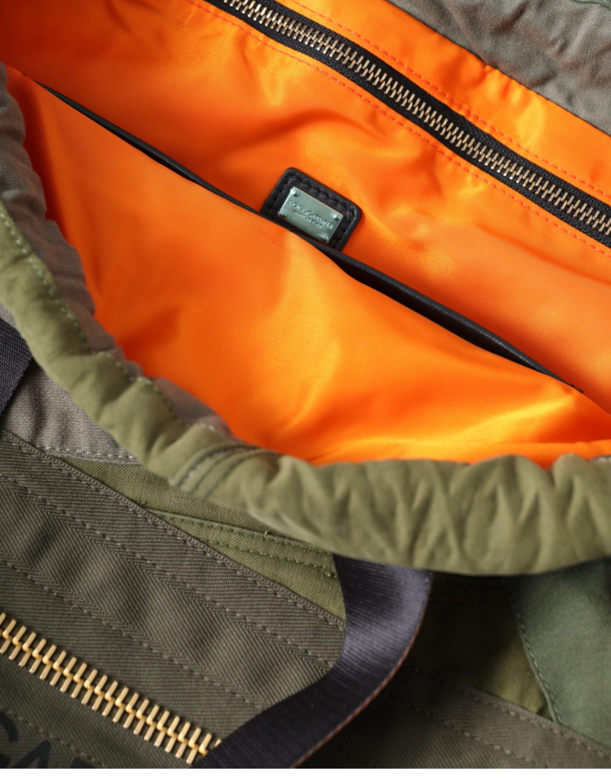 Dolce & Gabbana Military Green Patchwork Rucksack Backpack Bag -   -  Dolce & Gabbana. Dolce & Gabbana Military Green Patchwork Rucksack Backpack Bag -   -  Dolce & Gabbana.