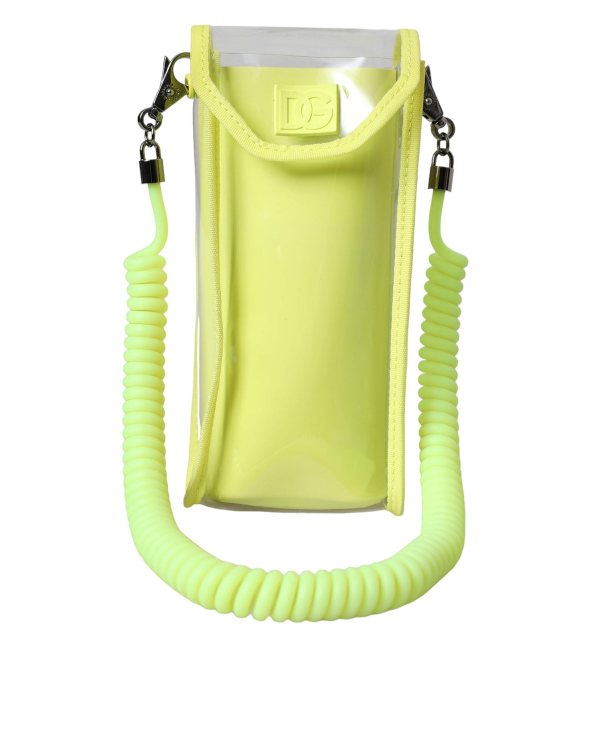 Dolce & Gabbana Yellow Green Plastic DG Logo Neck Strap Cardholder Wallet -   -  Dolce & Gabbana.