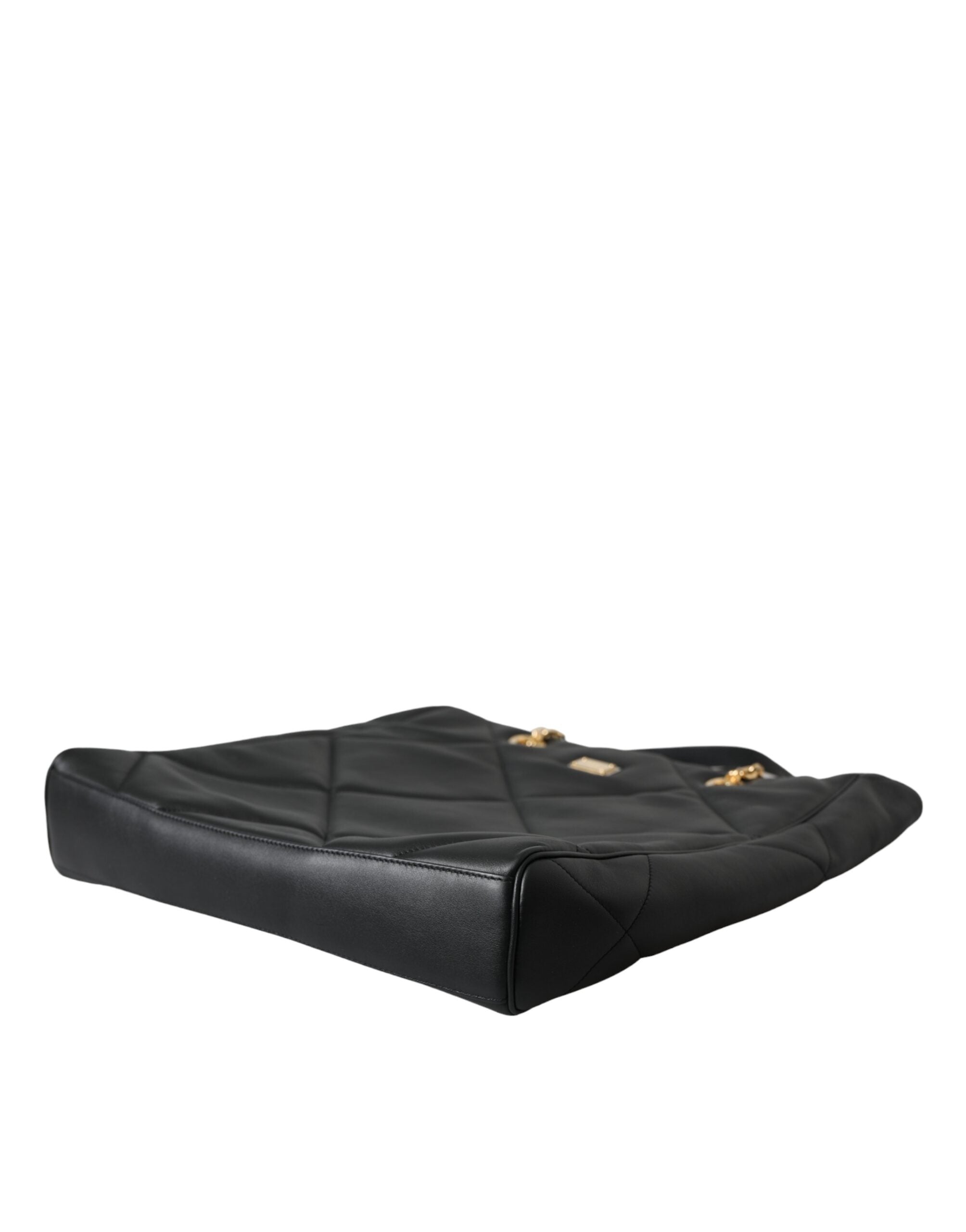 Dolce & Gabbana Black Leather JUNGLE Quilted Shopping Tote Bag -  Luxury Shopper Bag for Women -  Dolce & Gabbana. Dolce & Gabbana Black Leather JUNGLE Quilted Shopping Tote Bag -  Luxury Shopper Bag for Women -  Dolce & Gabbana.