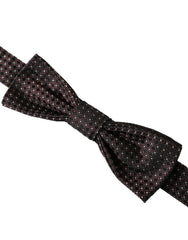 Dolce & Gabbana Brown Fantasy Silk Adjustable Neck Men Papillon Bow Tie -  Neckties, Men -  Dolce & Gabbana.