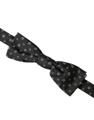 Dolce & Gabbana Black Silk Fantasy Adjustable Neck Men Papillon Bow Tie -  Neckties, Men -  Dolce & Gabbana.