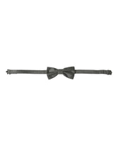 Dolce & Gabbana Gray Silk Patterned Adjustable Neck Men Bow Tie -  Neckties, Men -  Dolce & Gabbana.