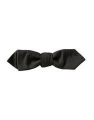 Dolce & Gabbana Black Silk Adjustable Neck Men Bow Tie -  Neckties, Men -  Dolce & Gabbana.