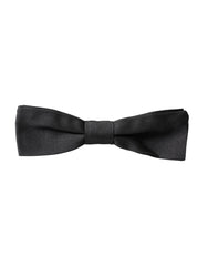 Dolce & Gabbana Black Silk Adjustable Neck Men Bow Tie -  Neckties, Men -  Dolce & Gabbana.