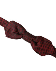 Dolce & Gabbana Red Silk Fantasy Adjustable Neck Men Bow Tie -  Neckties, Men -  Dolce & Gabbana.