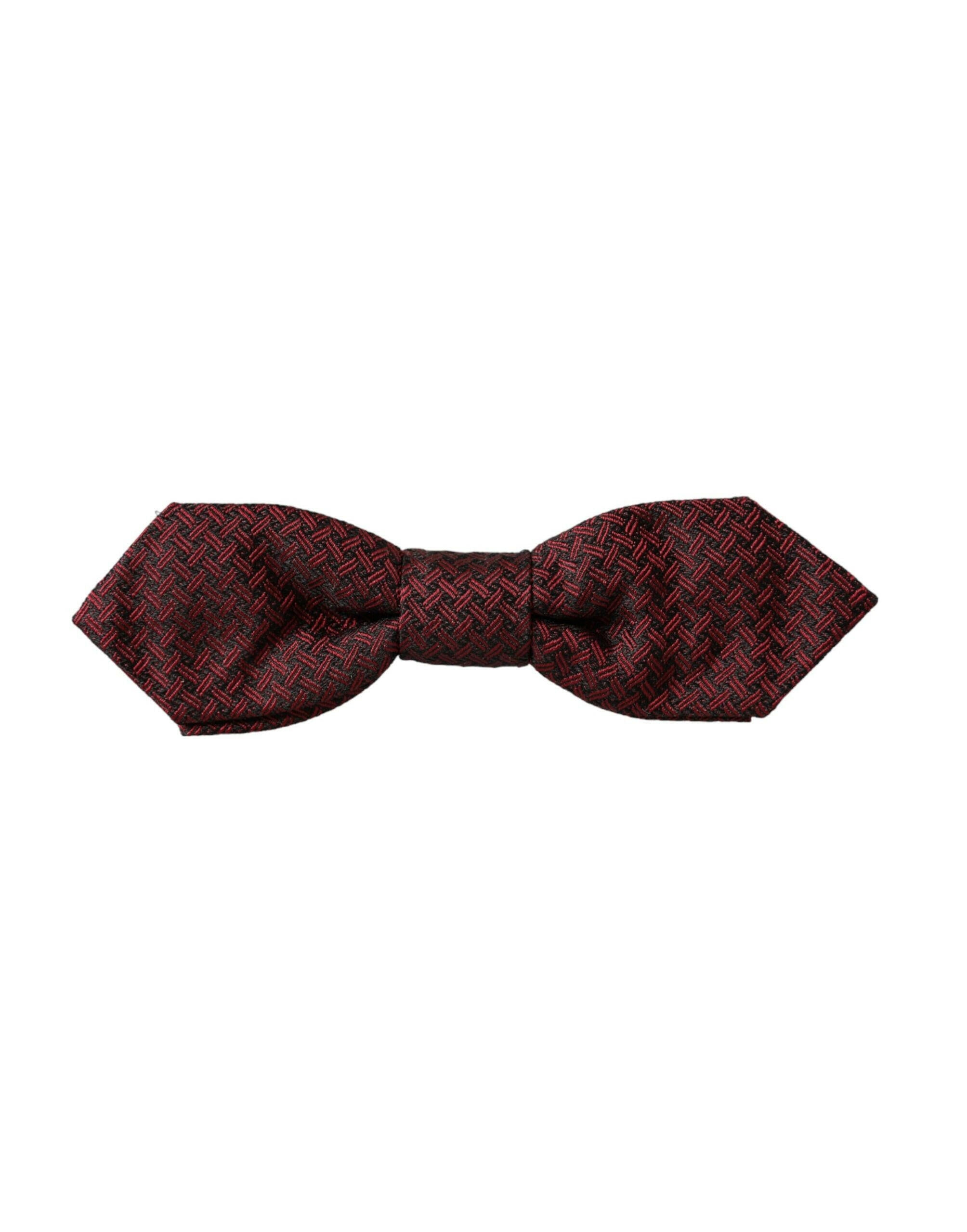 Dolce & Gabbana Red Silk Fantasy Adjustable Neck Men Bow Tie -  Neckties, Men -  Dolce & Gabbana. Dolce & Gabbana Red Silk Fantasy Adjustable Neck Men Bow Tie -  Neckties, Men -  Dolce & Gabbana.