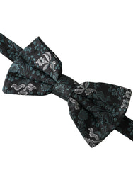 Dolce & Gabbana Multicolor Fantasy Floral Silk Adjustable Neck Men Bow Tie -  Neckties, Men -  Dolce & Gabbana.
