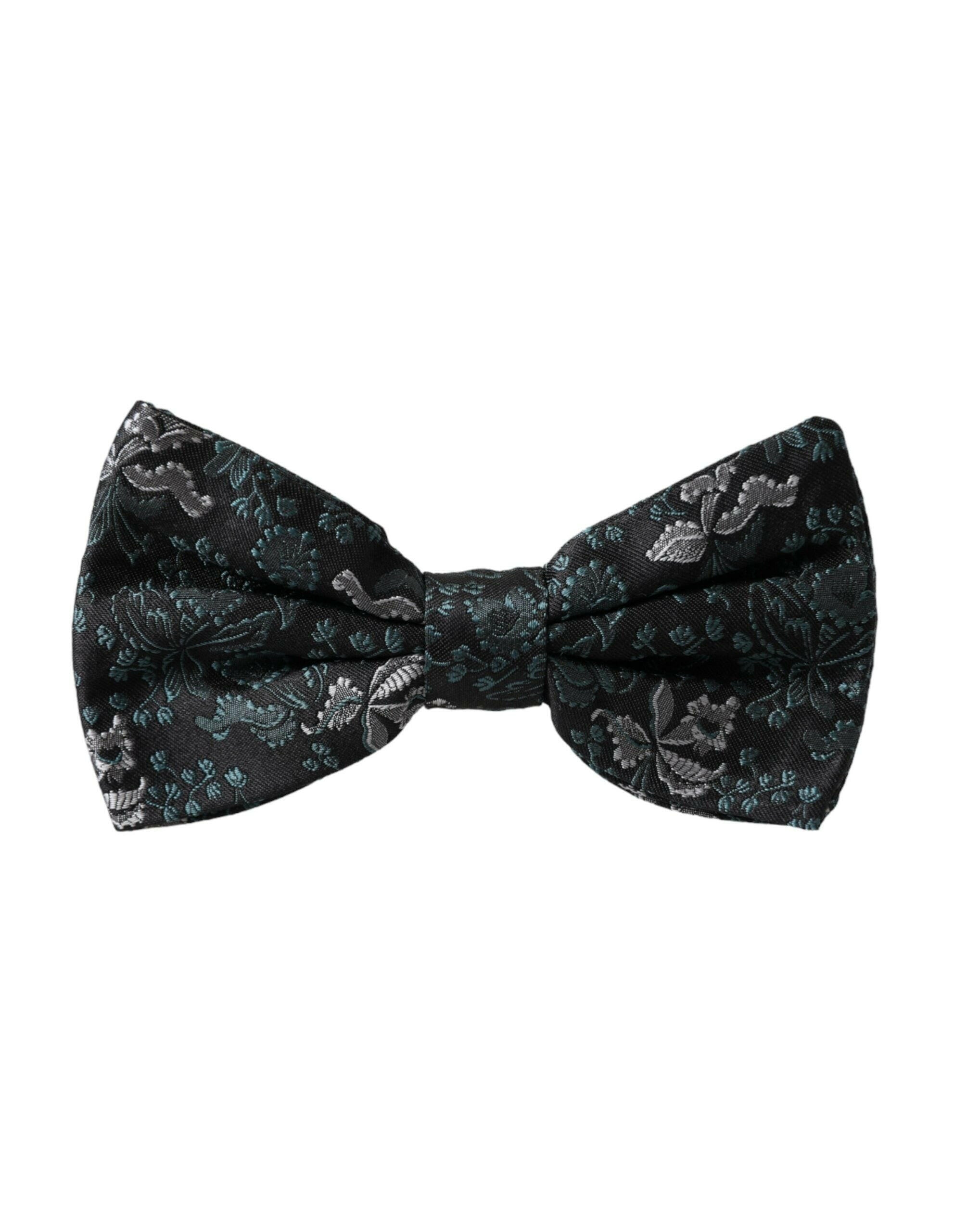 Dolce & Gabbana Multicolor Fantasy Floral Silk Adjustable Neck Men Bow Tie -  Neckties, Men -  Dolce & Gabbana. Dolce & Gabbana Multicolor Fantasy Floral Silk Adjustable Neck Men Bow Tie -  Neckties, Men -  Dolce & Gabbana.