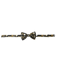 Dolce & Gabbana Black Silk Cocktail Adjustable Neck Men Bow Tie -  Neckties, Men -  Dolce & Gabbana.