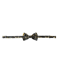 Dolce & Gabbana Black Silk Cocktail Adjustable Neck Men Bow Tie -  Neckties, Men -  Dolce & Gabbana.