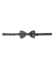 Dolce & Gabbana Black White Printed Adjustable Neck Men Bow Tie -  Neckties, Men -  Dolce & Gabbana.