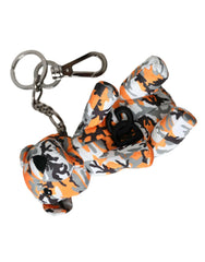 Dolce & Gabbana Multicolor Camouflage Animal Silhouette Keychain Keyring -  MenΒ΄s Keychains -  Dolce & Gabbana.