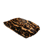 Dolce & Gabbana Brown Leopard Fur Women Bucket Hat -   -  Dolce & Gabbana.