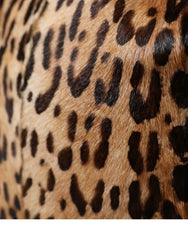 Dolce & Gabbana Brown Leopard Fur Women Bucket Hat -   -  Dolce & Gabbana.