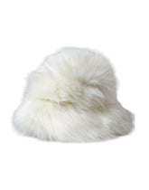 Dolce & Gabbana White Acrylic Fur Womens Bucket Hat -   -  Dolce & Gabbana.