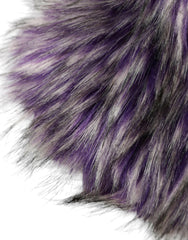 Dolce & Gabbana Purple Faux Fur Whole Head Wrap Hat - - Dolce & Gabbana.