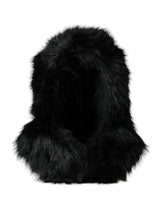 Dolce & Gabbana Black Faux Fur Whole Head Wrap Hat -   -  Dolce & Gabbana.