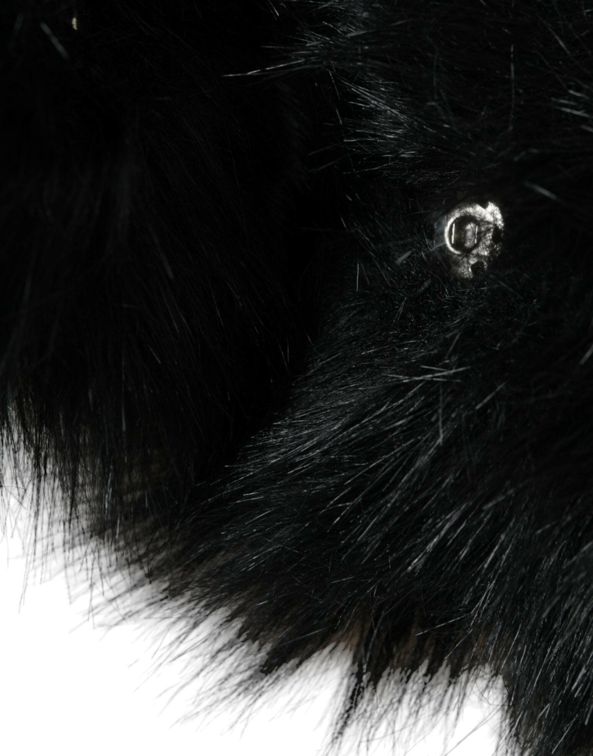 Dolce & Gabbana Black Faux Fur Whole Head Wrap Hat -   -  Dolce & Gabbana. Dolce & Gabbana Black Faux Fur Whole Head Wrap Hat -   -  Dolce & Gabbana.